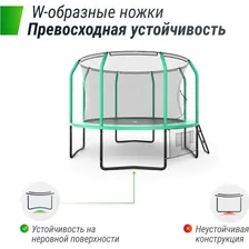 Батут UNIX LINE SUPREME GAME 16 ft (green) TRUSUG16GR