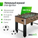 Игровой стол Unix Line Футбол - Кикер Wood
