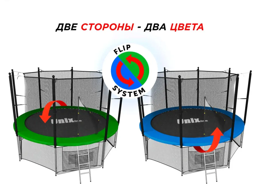 UNIX FIT TRUCL8IN UNIX line Classic 8 ft inside Батут-2