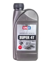 Масло моторное UNIX 10W-40 SUPER 4T SN/CI-4 полусинтетическое 1 л 4605416